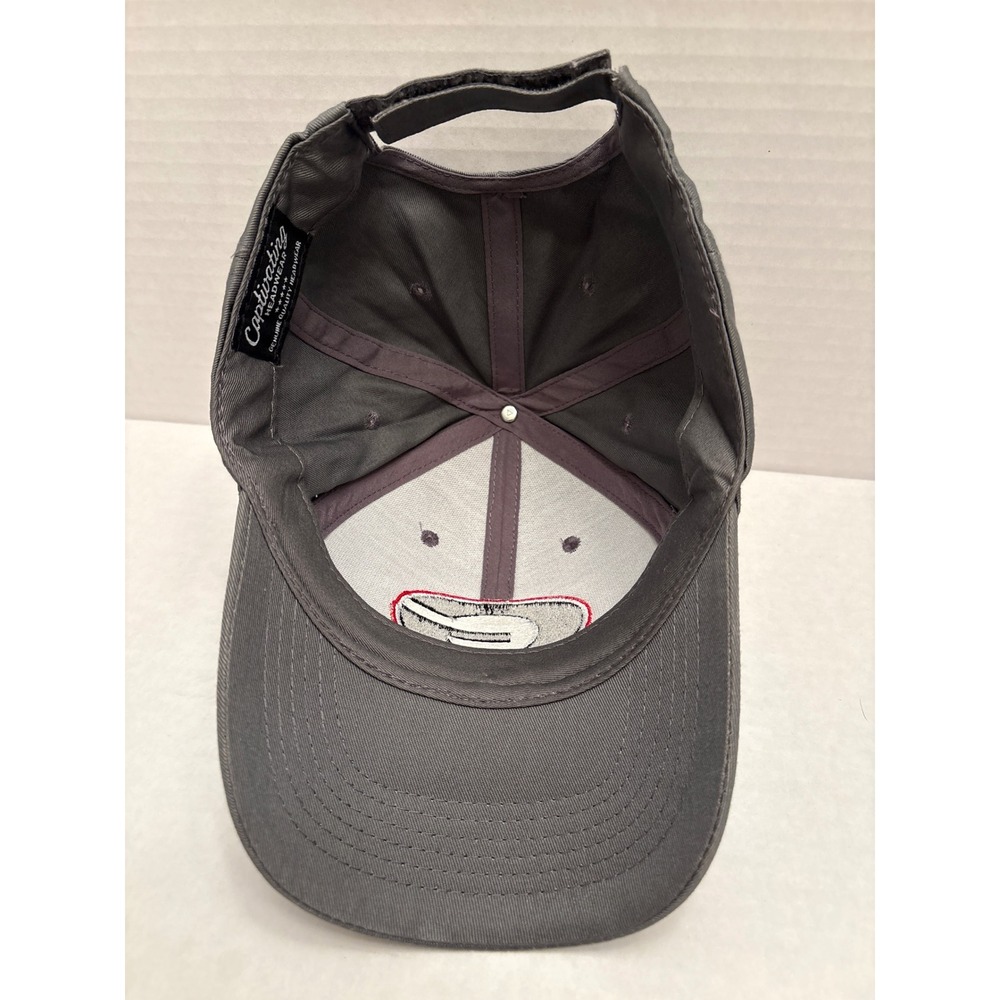 Georgia Bulldogs Hat Captivating Headwear Gray Adjustable UGA Baseball Cap Mens - Picture 5 of 6